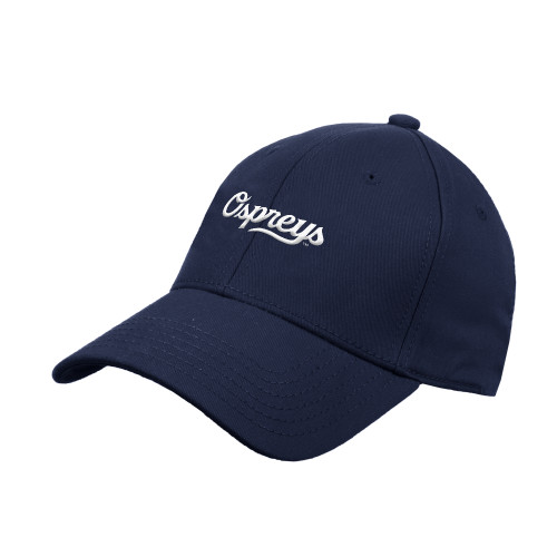  Navy Structured Adjustable Pro Style Hat - Ospreys Script