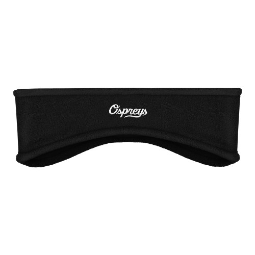  Black Stretch Fleece Headband - Ospreys Script