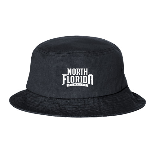  Sportsman Black Bucket Hat - UNF Primary Mark
