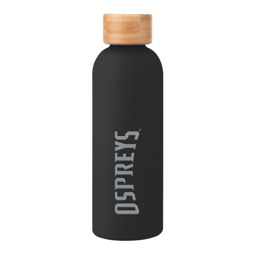  Blair Black Stainless Steel Bottle w/ Bamboo Lid 17 oz - Ospreys Wordmark  Engraved