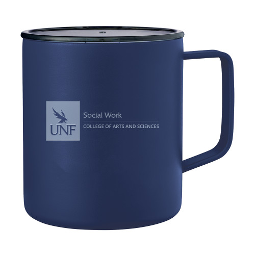  Rover Camp Vacuum Insulated Navy Mug 14oz - UNF - College of Arts and Sciences Engraved