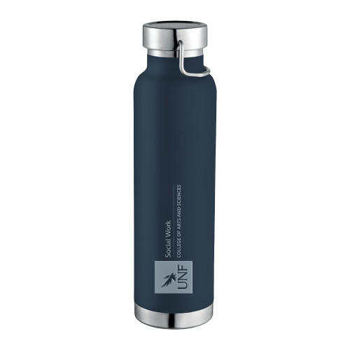  Thor Copper Vacuum Insulated Navy Bottle 22oz - UNF - College of Arts and Sciences Engraved