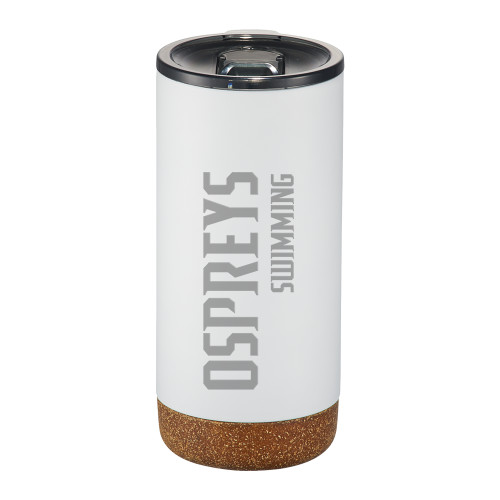  Valhalla Vacuum Insulated White Tumbler 16oz - Ospreys Swimming  Engraved