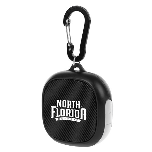  Black/White Waterproof Speaker w/ Carabiner - UNF Primary Mark