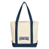 Thumbnail image for  Cotton Canvas Natural/Navy Tote Bag