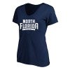 Thumbnail image for  Womens Plus Navy V Neck T Shirt
