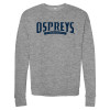 Thumbnail image for  Bella + Canvas Heather Grey Fleece Crew