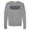 Thumbnail image for  Bella + Canvas Heather Grey Fleece Crew