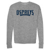 Thumbnail image for  Bella + Canvas Heather Grey Fleece Crew