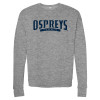 Thumbnail image for  Bella + Canvas Heather Grey Fleece Crew