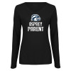 Thumbnail image for  Womens Black Long Sleeve V Neck Tee 