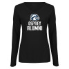 Thumbnail image for  Womens Black Long Sleeve V Neck Tee 