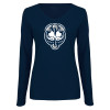 Thumbnail image for  Womens Navy Long Sleeve V Neck Tee 