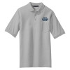 Thumbnail image for  Grey Silk Touch Polo w/ Pocket