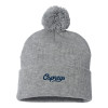 Thumbnail image for  Sportsman Heather Grey Pom Pom Cuffed Beanie