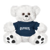 Thumbnail image for  Plush Big Paw 8 1/2 inch White Bear w/Navy Shirt