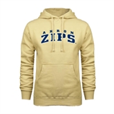 CollegeFanGear Akron Navy Fleece Hoodie Arched University of Akron