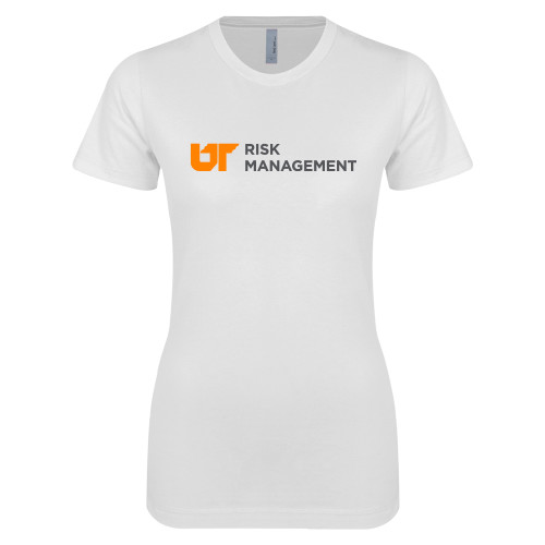 UT Knoxville Next Level Womens White Boyfriend T