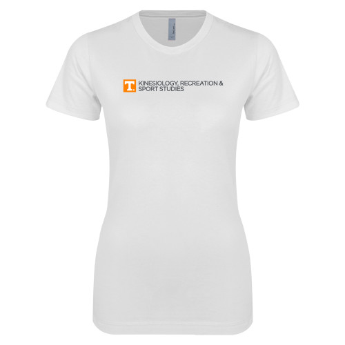 UT Knoxville Next Level Womens White Boyfriend T