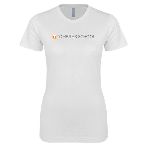 UT Knoxville Next Level Womens White Boyfriend T