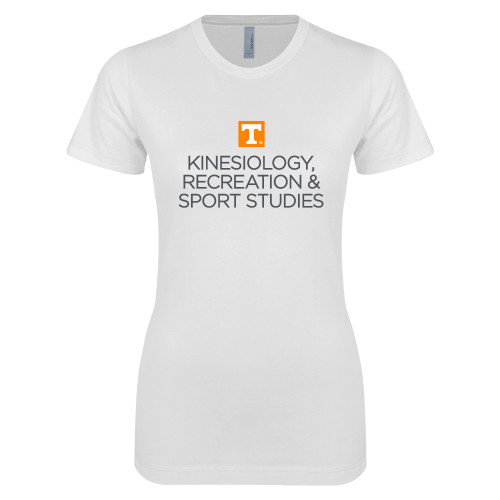 UT Knoxville Next Level Womens White Boyfriend T