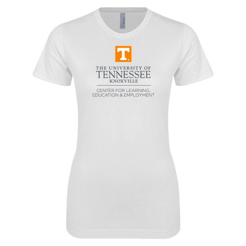  Next Level Womens White Boyfriend Tee - Center for Learning  Education & Employment
