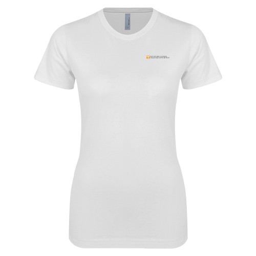  Next Level Womens White Boyfriend Tee - Center for Learning  Education & Employment - Flat
