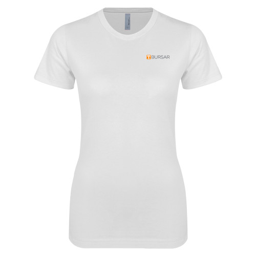  Next Level Womens White Boyfriend Tee - UTK - Bursar