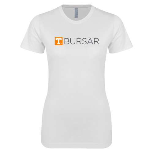  Next Level Womens White Boyfriend Tee - UTK - Bursar