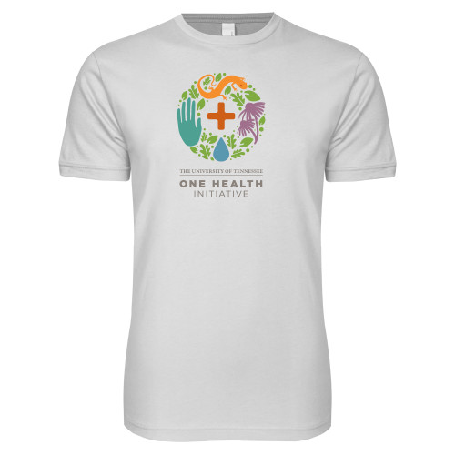  Next Level White SoftStyle T Shirt - One Health Initiative Vertical