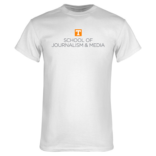  White T Shirt - UT Knoxville School of Journalism and Media