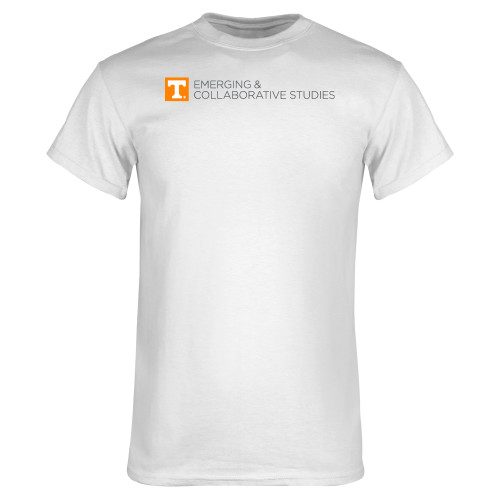  White T Shirt - UT Knoxville Emerging and Collaborative Studies