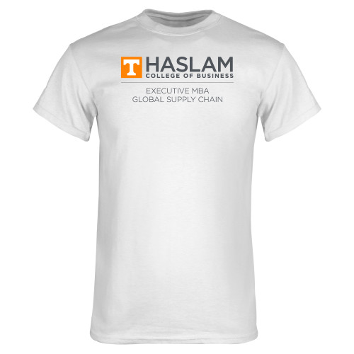  White T Shirt - Haslam College of Business Executive MBA Global Supply Chain Centered