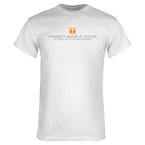  White T Shirt - UTK - Baker School of Public Policy and Public Affairs