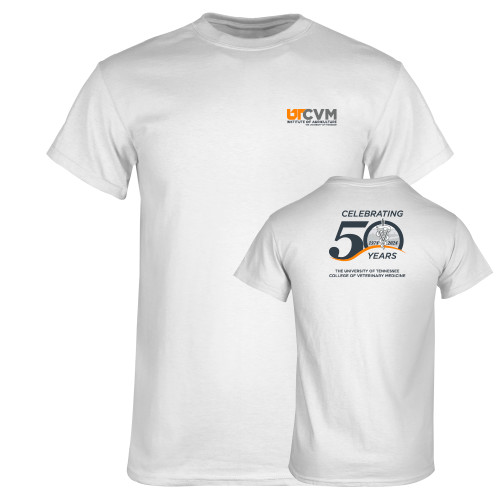  White T Shirt - UTCVM 50th Anniversary