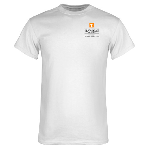  White T Shirt - Postdoctoral Affairs Stacked