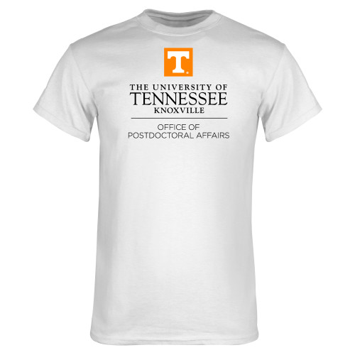  White T Shirt - Postdoctoral Affairs Stacked