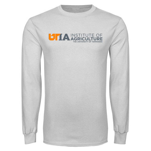  White Long Sleeve T Shirt - Institute of Agriculture