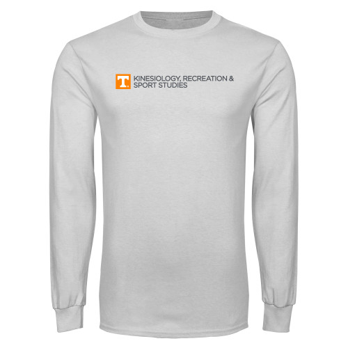  White Long Sleeve T Shirt - Kinesiology Recreation and Sport Studies