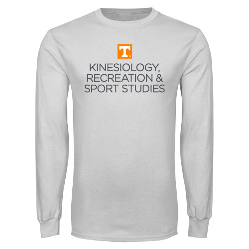  White Long Sleeve T Shirt - Kinesiology Recreation and Sport Studies