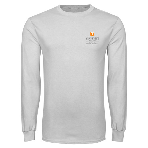  White Long Sleeve T Shirt - School of Natural Resources