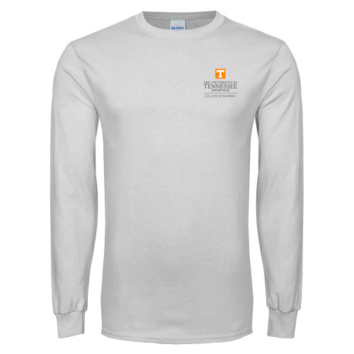  White Long Sleeve T Shirt - College of Nursing