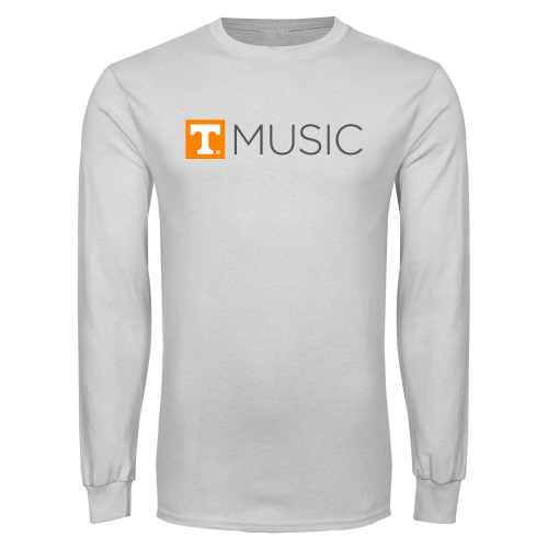  White Long Sleeve T Shirt - UT Knoxville Music