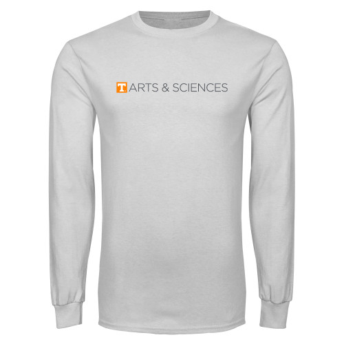  White Long Sleeve T Shirt - UTK - Arts and Sciences