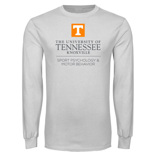  White Long Sleeve T Shirt - Sport Psychology and Motor Behavior - UTK