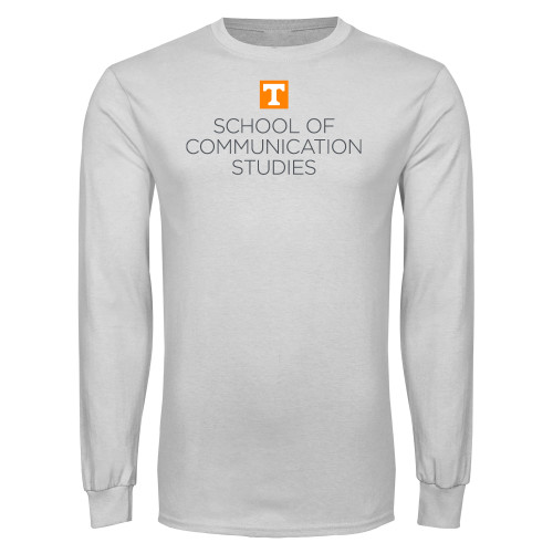  White Long Sleeve T Shirt - School of Communication Studies