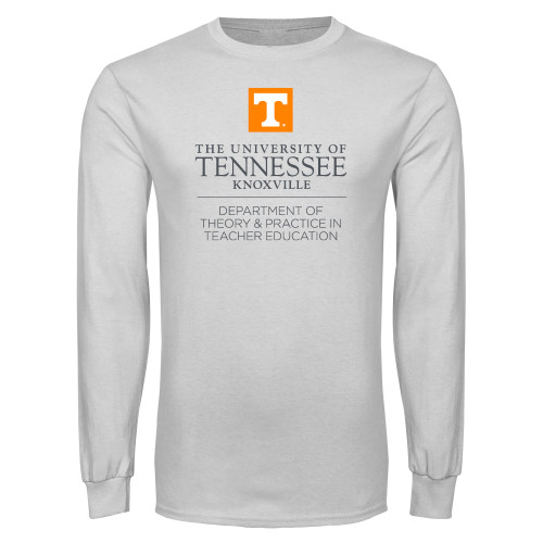  White Long Sleeve T Shirt - Department of Theory and Practice in Teacher Education - UTK