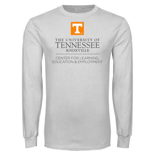  White Long Sleeve T Shirt - Center for Learning  Education & Employment