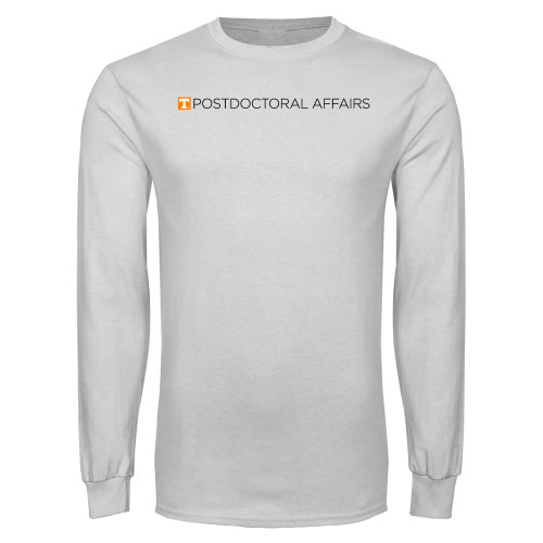  White Long Sleeve T Shirt - Postdoctoral Affairs