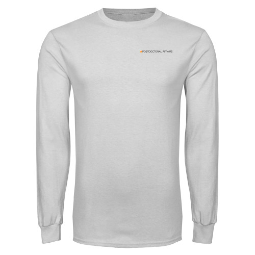  White Long Sleeve T Shirt - Postdoctoral Affairs